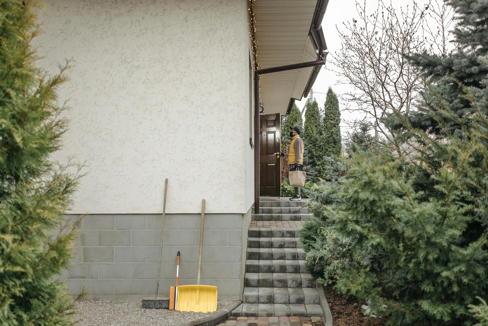 Fiber cement siding detail — porch and trim, Cedar Grove